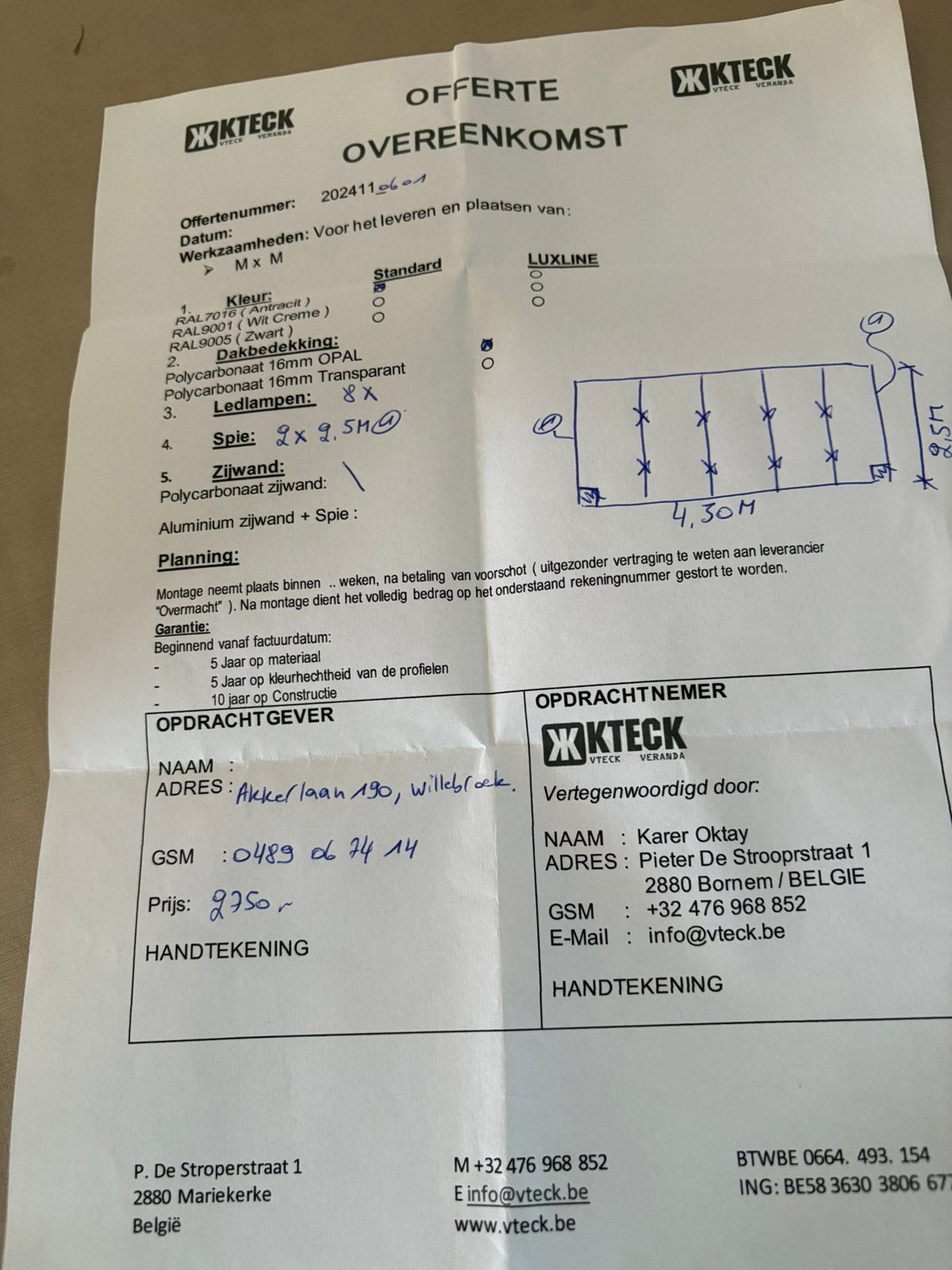 Pergola, Tickets en Kaartjes