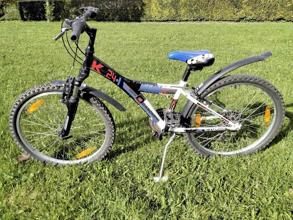 Vélo VTT mountainbike DIAMOND taille 24 " pour adolescent, Vélos & Vélomoteurs, Vitesses, Diamond, Enlèvement, Utilisé