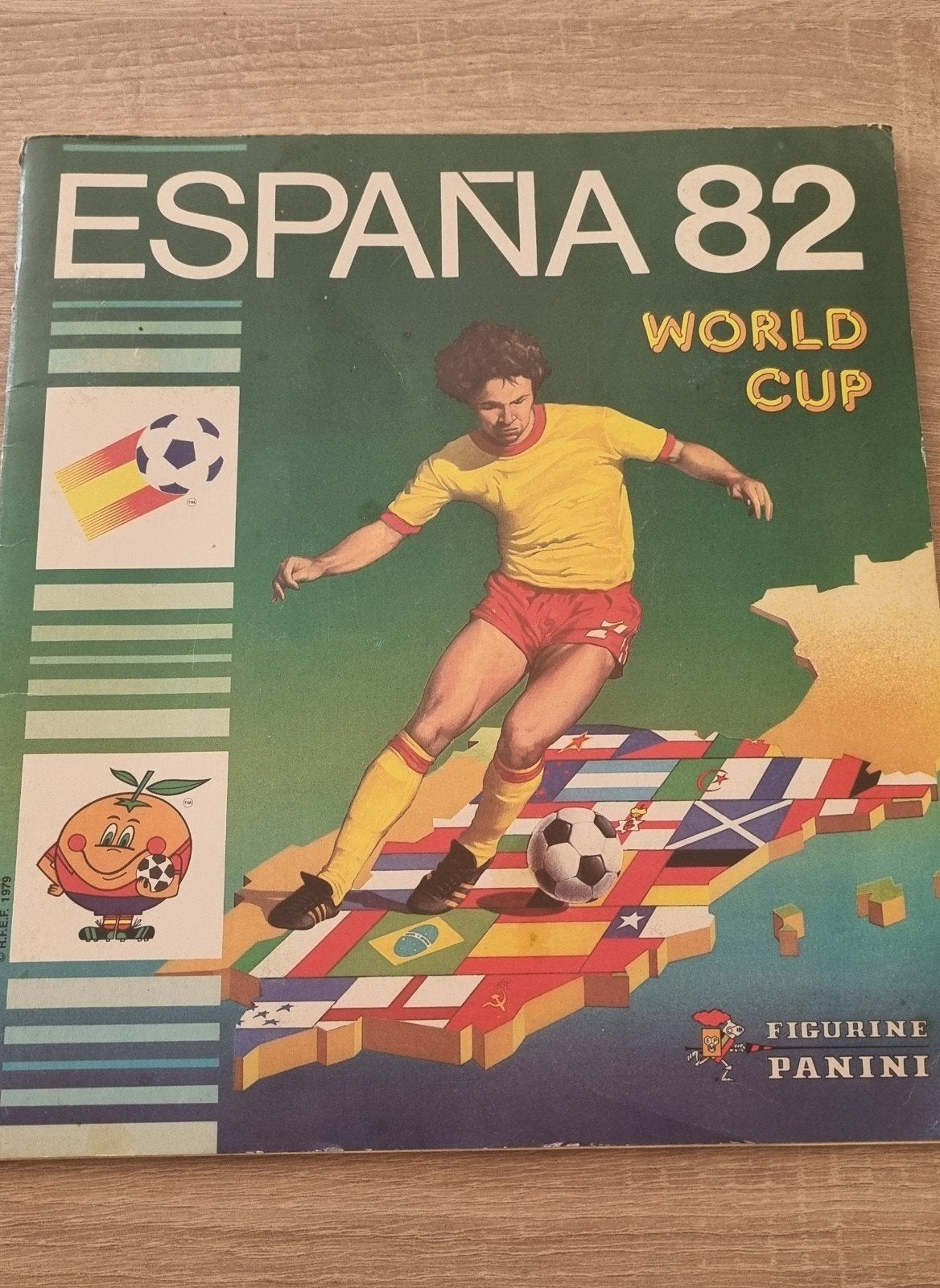 Zeer zeldzaam compleet panini-album Panini World Cup Espana, Ophalen of Verzenden, Gebruikt, Boek of Tijdschrift