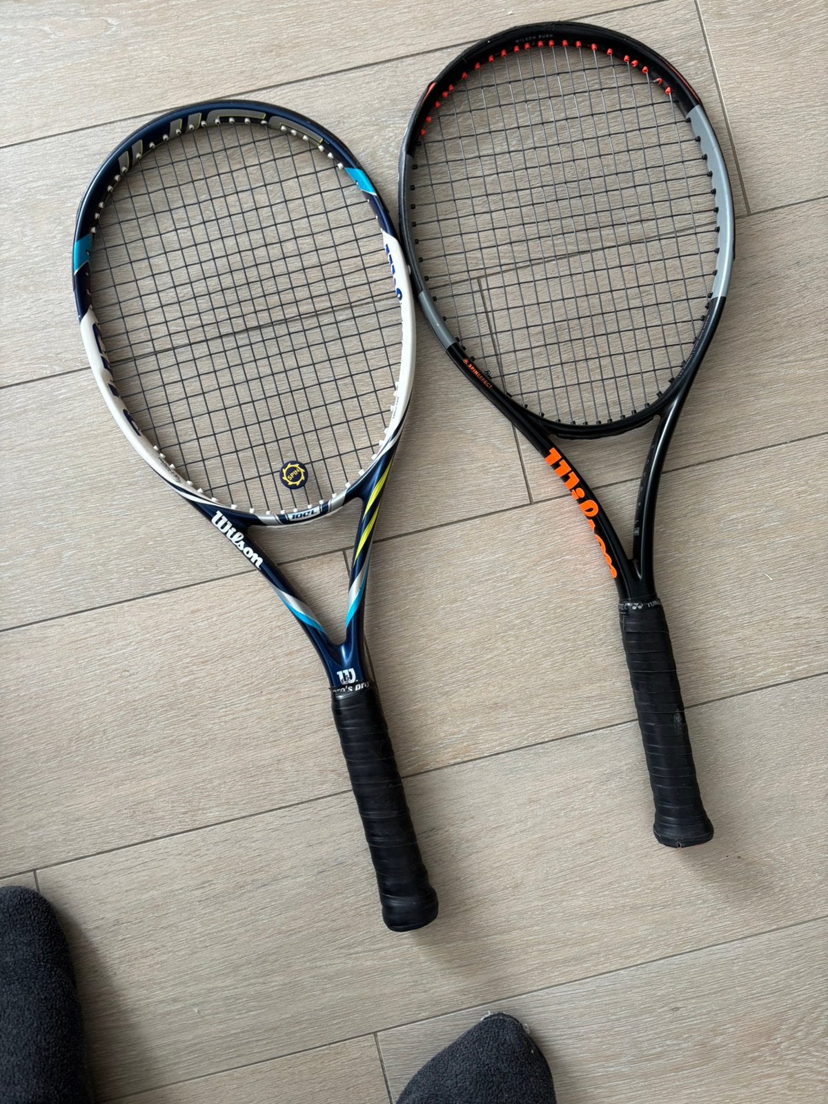 Twee tennisraketten in goede staat, Sport en Fitness, Verzenden, Zo goed als nieuw, Wilson