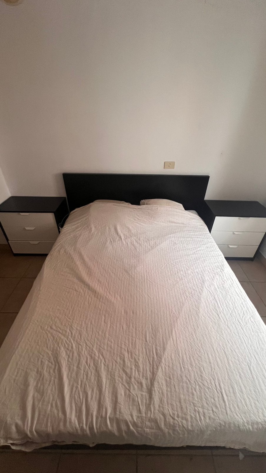 Volledig IKEA Malm Slaapkamerpakket, Nice, Enlèvement, Utilisé, 200 cm