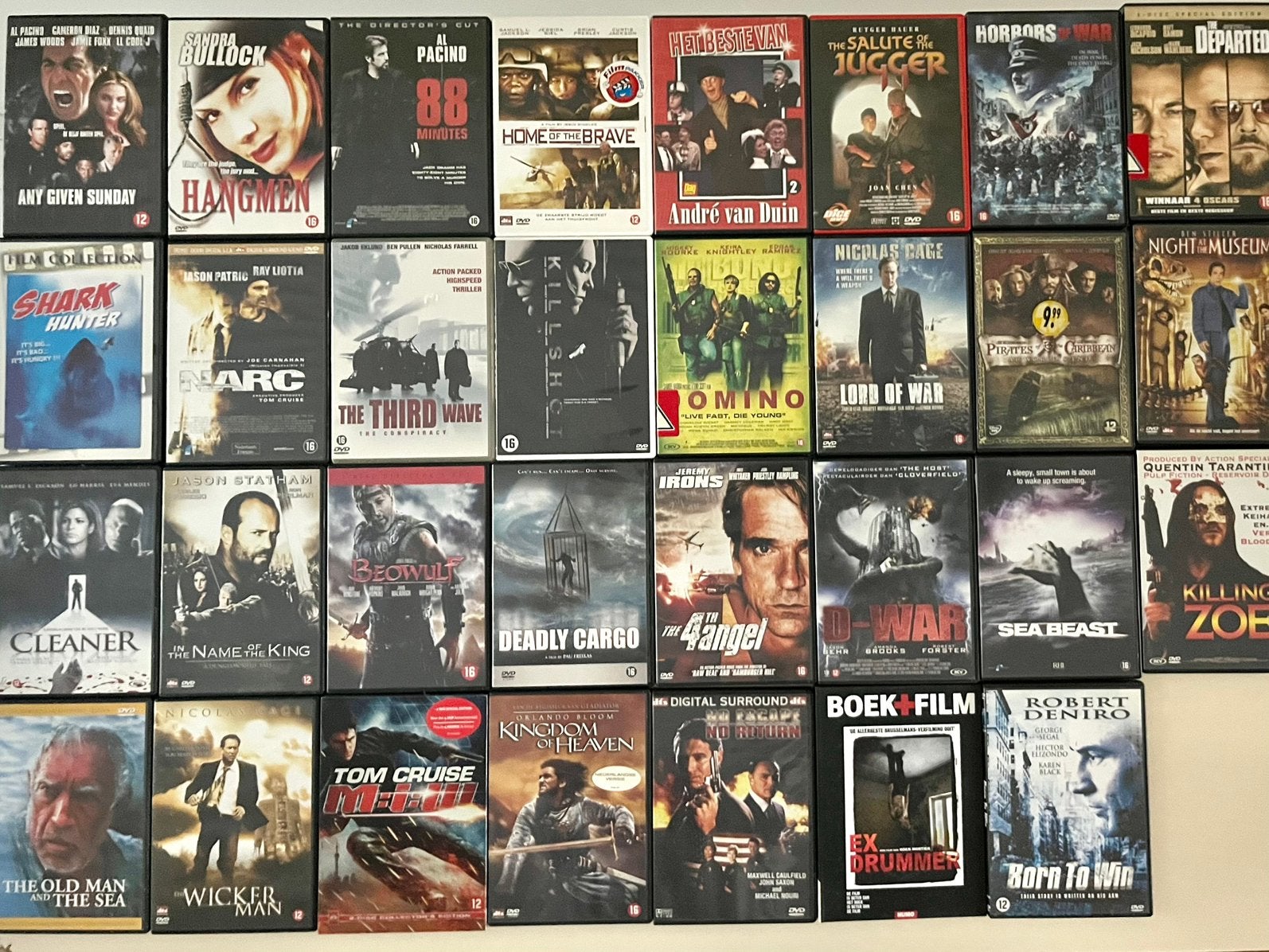 GRATIS DVD’s en PC spelletjes, Cd's en Dvd's, Dvd's | Tv en Series, Vanaf 16 jaar, Ophalen, Gebruikt, Actie en Avontuur