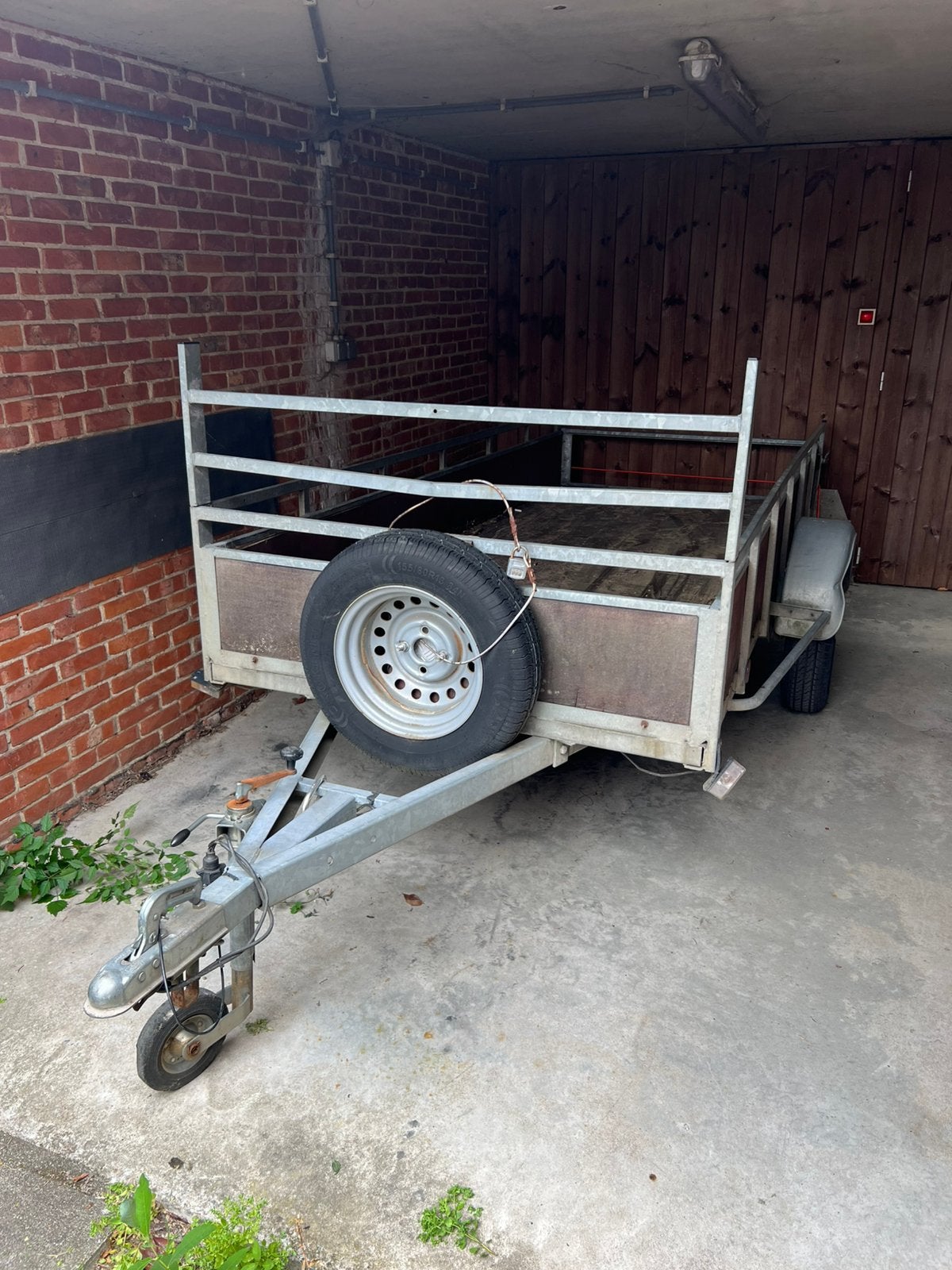 Aanhangwagen enkelasser ongeremd, Auto diversen, Aanhangers en Bagagewagens, Ophalen, Gebruikt