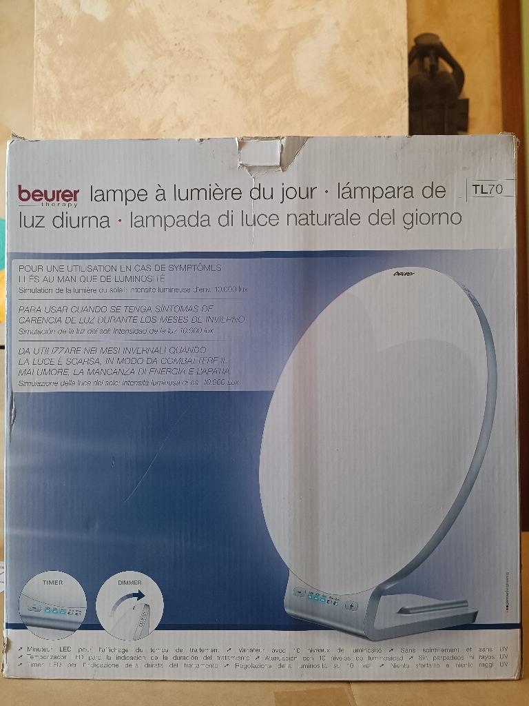 Lampe Luminothérapie BEURER TL70, Ophalen, Kunststof, Zo goed als nieuw, Luminothérapie