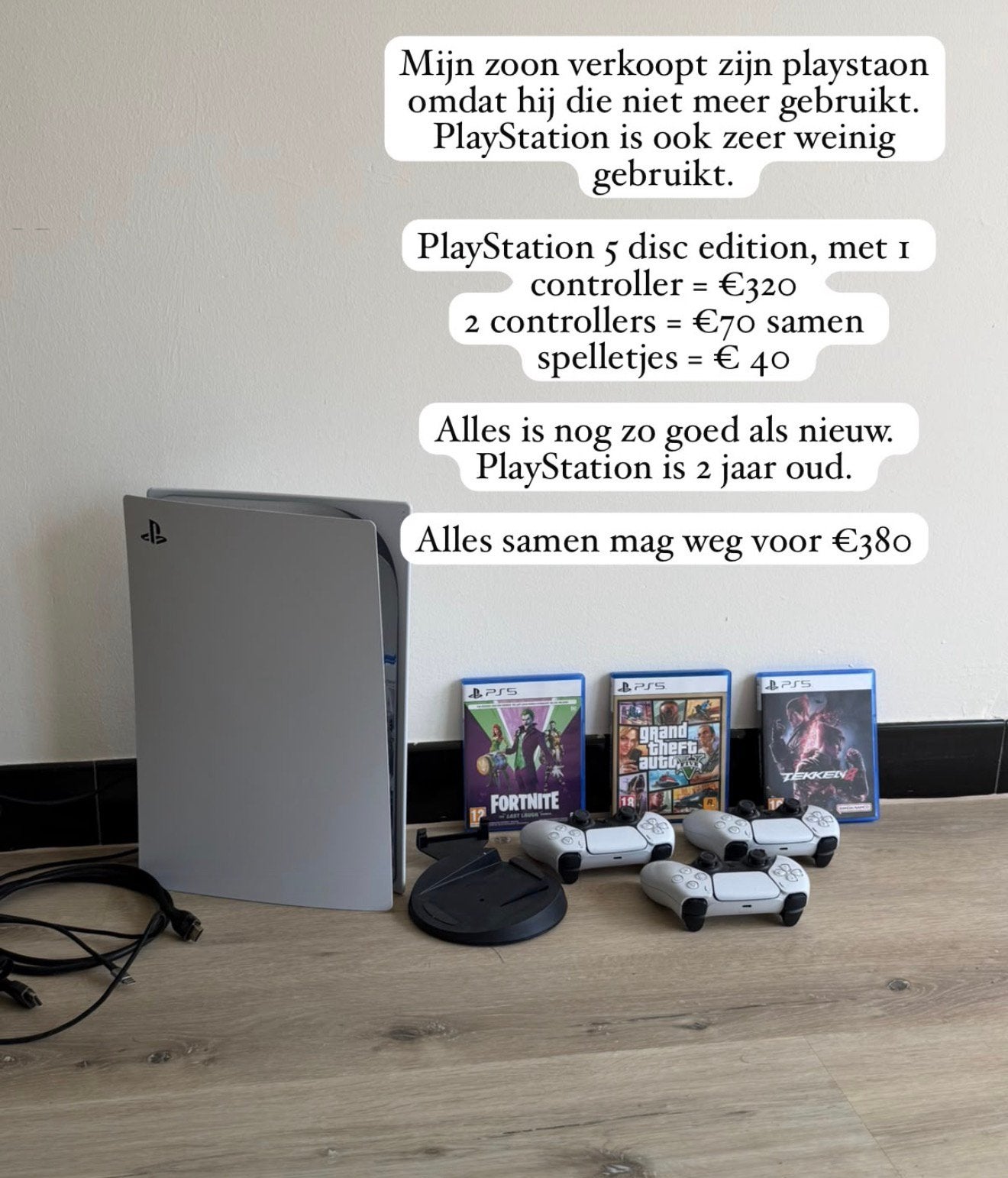 PlayStation 5 disc edition, zeer weinig gebruikt. 2jaar oud, Games en Spelcomputers, Spelcomputers | Sony PlayStation 2, Ophalen