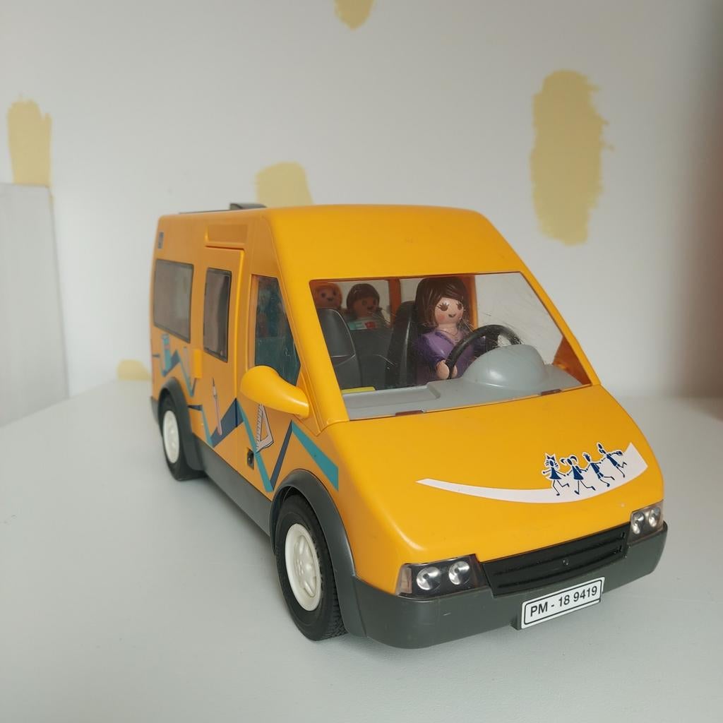 Playmobil schoolbus (9419), Kinderen en Baby's, Speelgoed | Playmobil, Ophalen of Verzenden, Gebruikt, Complete set