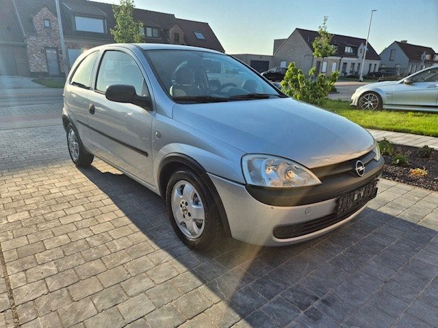 Opel corsa 1.2 i benzine, Auto's, Opel, Voorwielaandrijving, Stof, Handgeschakeld, Grijs
