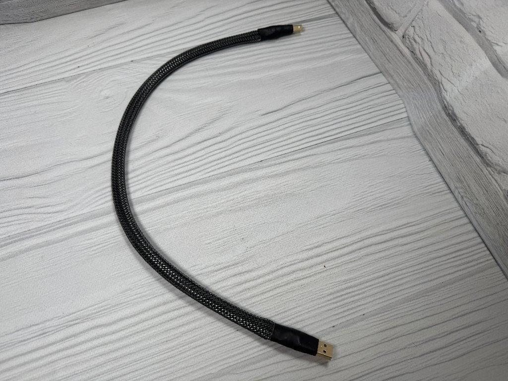 USB Audiokabel Zelfbouw Muziekkabel Handmade, TV, Hi-fi & Vidéo, Enlèvement, Neuf, Moins de 2 mètres, Autres câbles