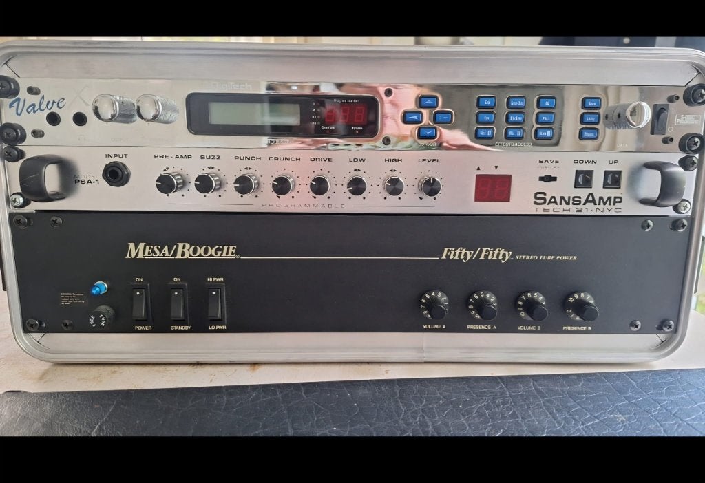 MesaBoogie FiftyFifity power amp  + Thiele EVML cabinet, Muziek en Instrumenten, Ophalen, Zo goed als nieuw, Gitaar