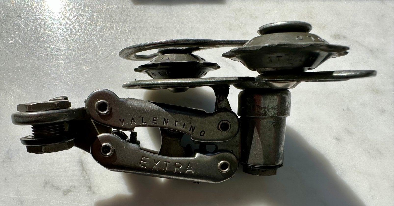 Dérailleur Vintage Campagnolo Valentino Extra, Vélos & Vélomoteurs, Acier, Dérailleur ou Chaîne, Utilisé, Racefiets