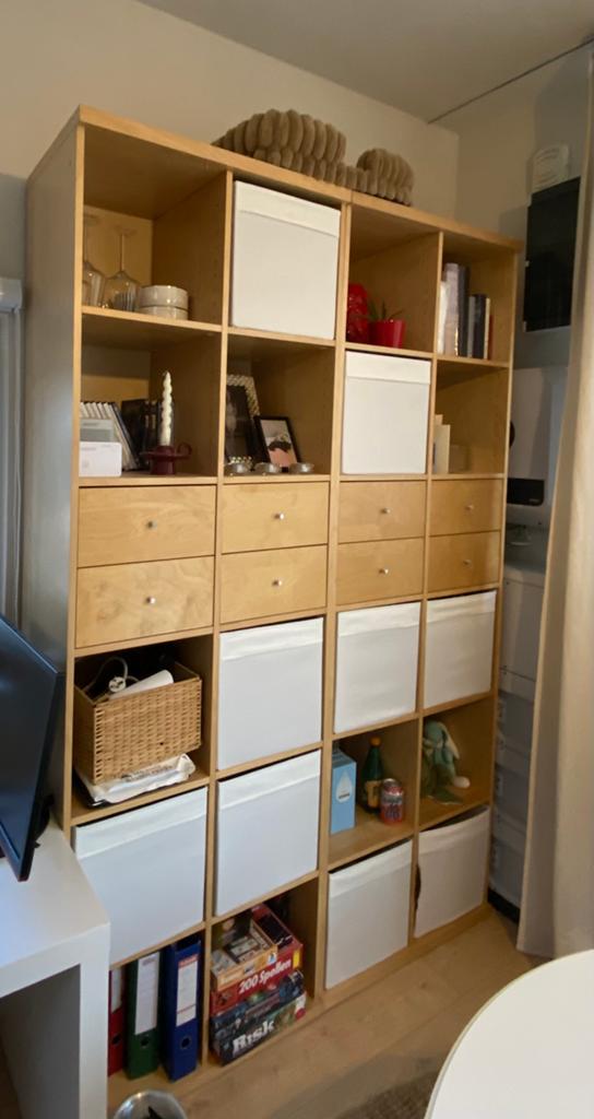 Boekenkast, Huis en Inrichting, Kasten | Boekenkasten, Zo goed als nieuw, 50 tot 100 cm, 200 cm of meer, 25 tot 50 cm, Met plank(en)