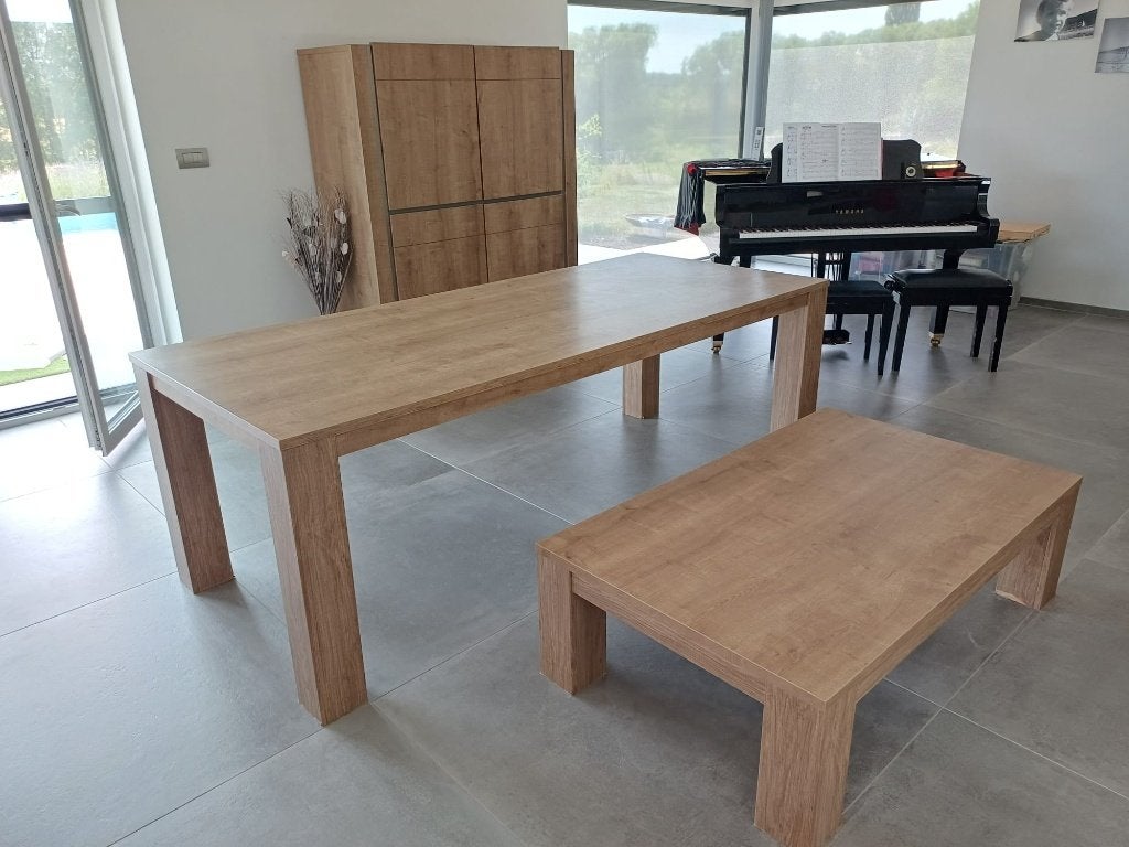 Ensemble salle à manger – Table, buffet et table basse, Maison & Meubles, Enlèvement, Utilisé, Moins de 4 chaises