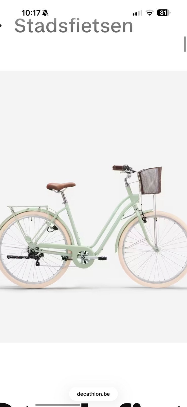 Decathlon dames fiets, Vélos & Vélomoteurs, Vélos | Femmes | Vélos grand-mère, Enlèvement, Comme neuf