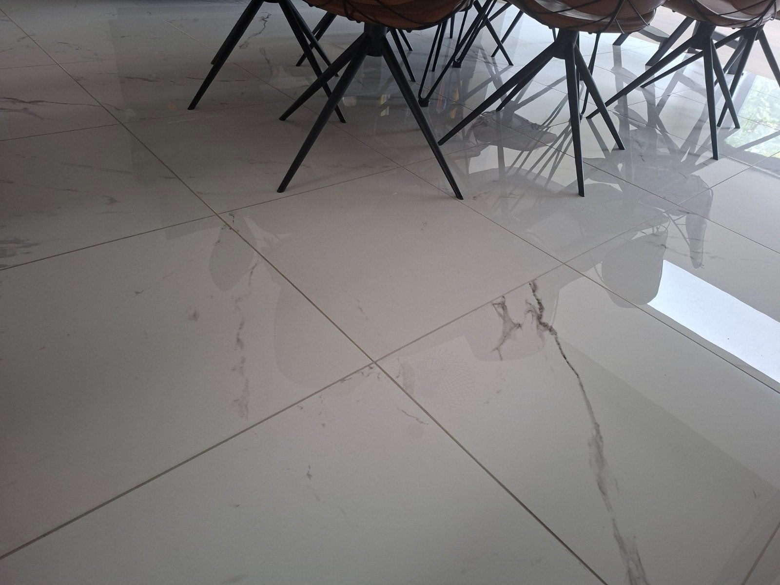 Lot tegels Casalgrande Statuario grigio luc ret 60x60, Doe-het-zelf en Bouw, Tegels, Ophalen, 60 cm of meer, Nieuw, 10 m² of meer