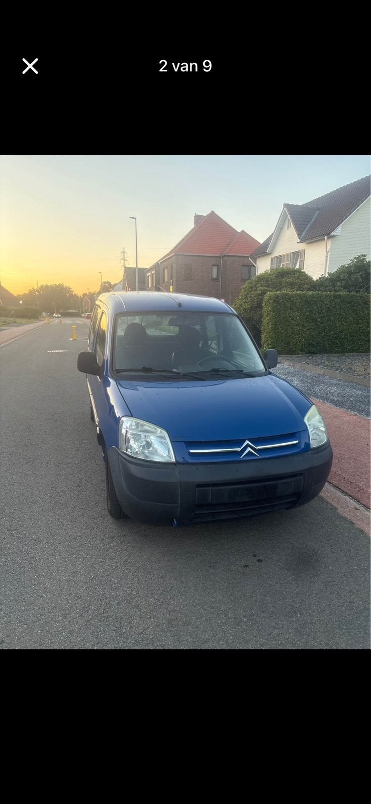 Te koop Citroen berlingo, Auto's, Citroën, Voorwielaandrijving, Stof, 1360 cc, Blauw