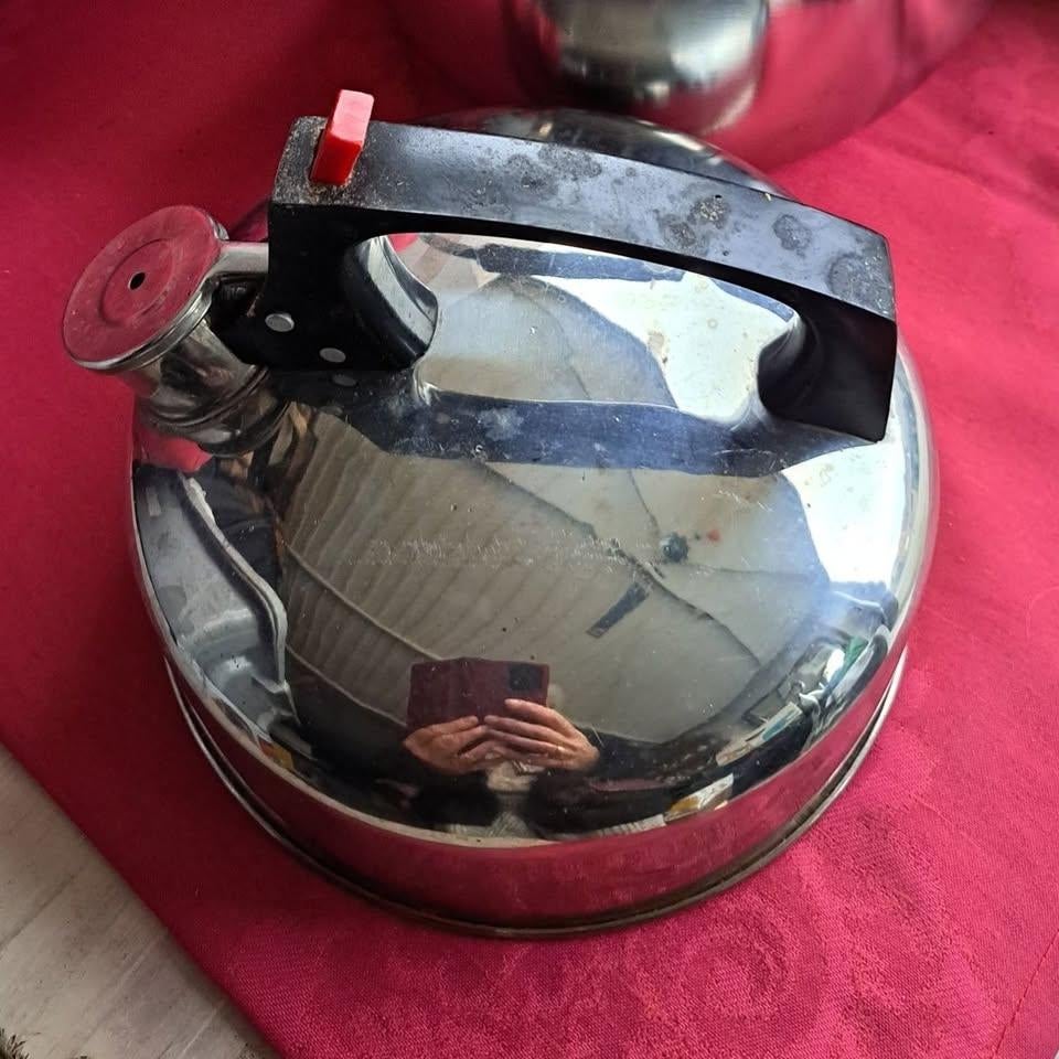 Waterketel, fluitketel, moor, Huis en Inrichting, Ophalen of Verzenden, Gebruikt, Overige typen