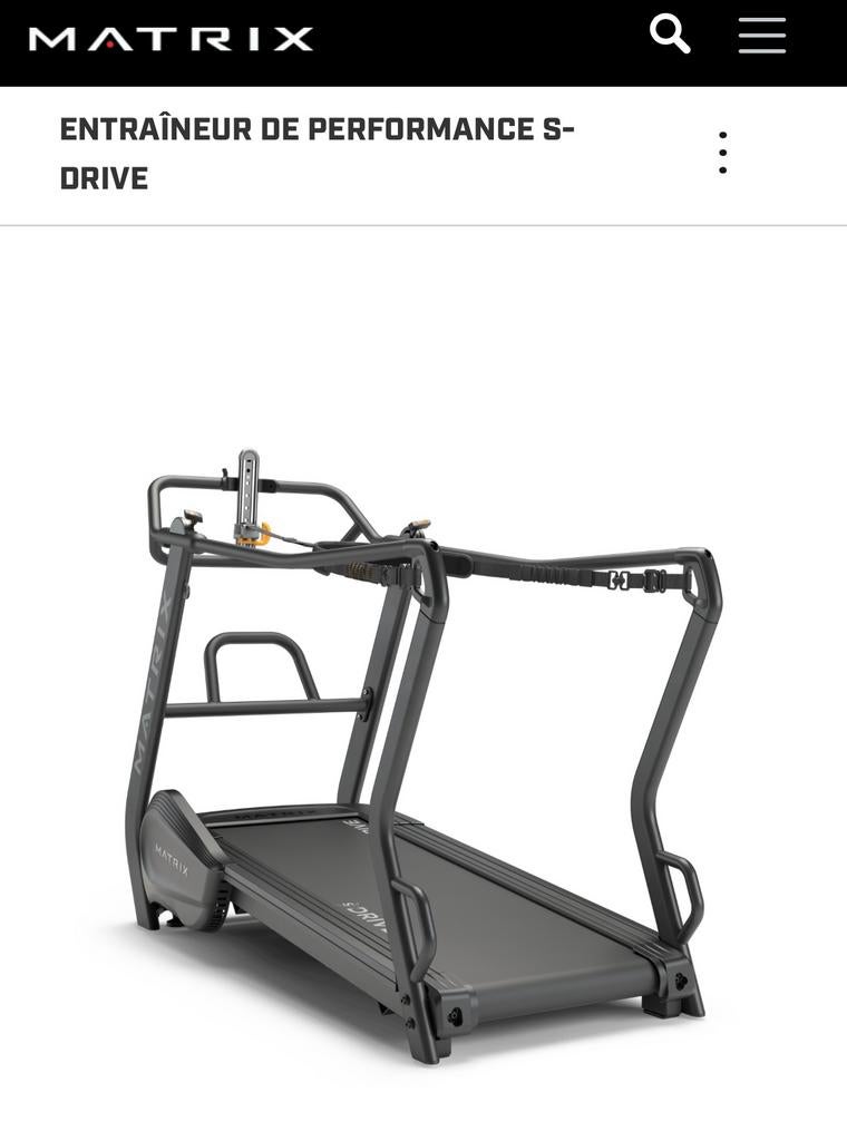 S-DRIVE TAPIS DE COURSE, Ophalen, Zo goed als nieuw, Buik
