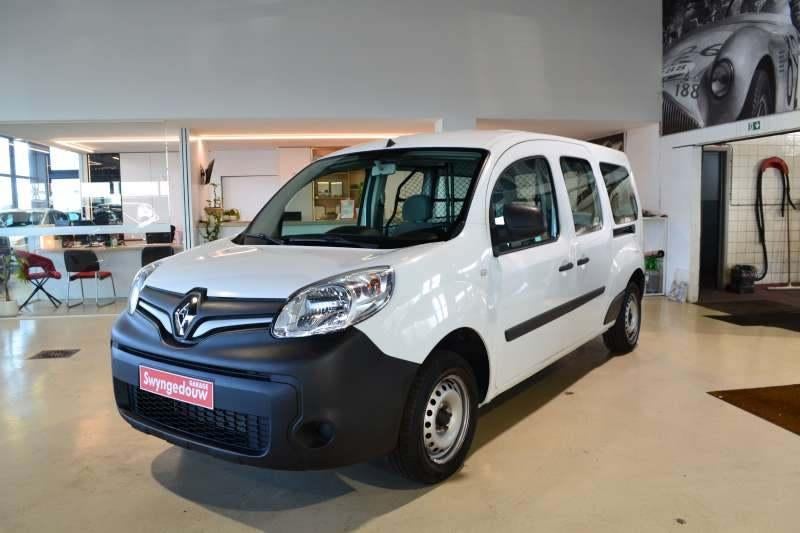 Renault Kangoo 1.5 Blue dci 2 schuifdeur,1 eigenaar,garantie, Auto's, Stof, Euro 6, 4 cilinders, Wit