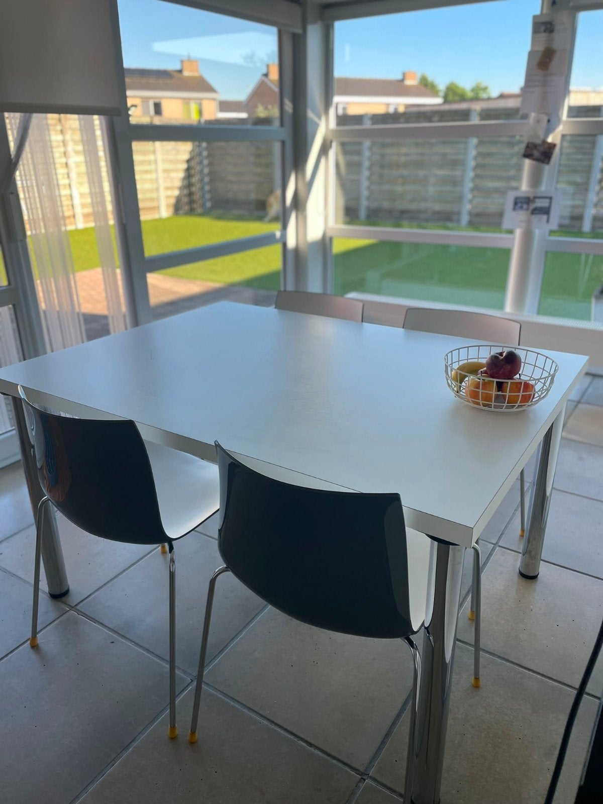 eettafel, inclusief 4 stoelen, Enlèvement