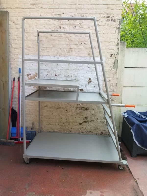 Escalier mobile, Enlèvement