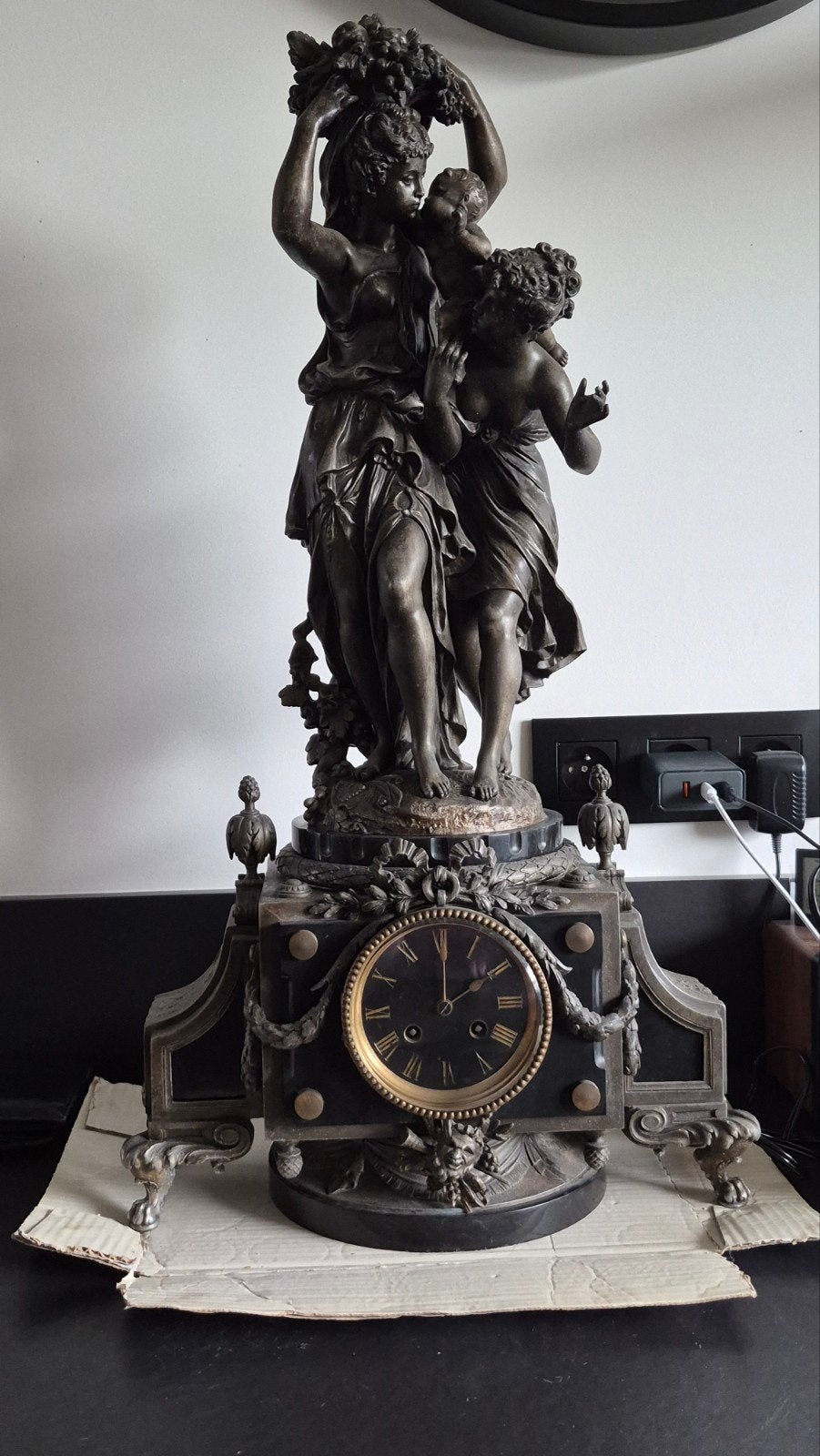 antieken klok luppens, Antiek en Kunst, Ophalen