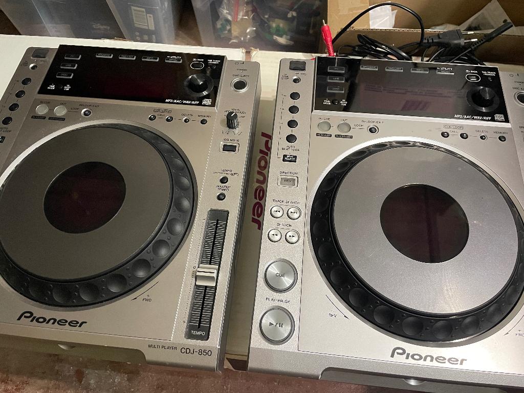 Pioneer Paire de CDJ 850 platines DJ CD USB, Ophalen, Gebruikt, Draaitafel, Pioneer