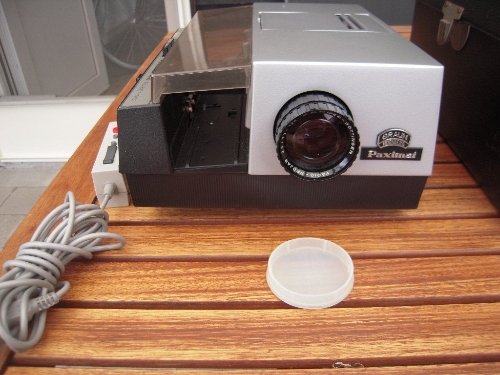 dia projector, Ophalen, Gebruikt