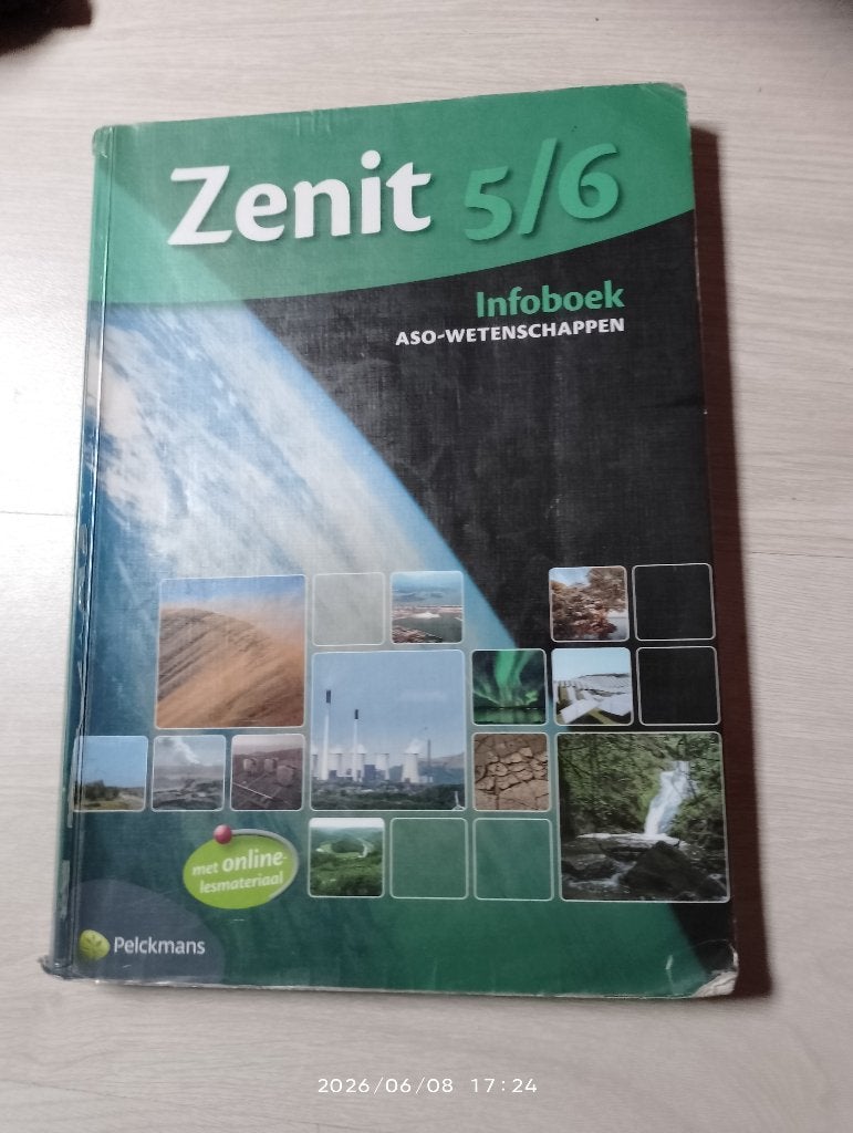 zennit 5/6 infoboek, isbn zie foto, schoolboek, Boeken, ASO, Ophalen of Verzenden, Pelckmans, Aardrijkskunde