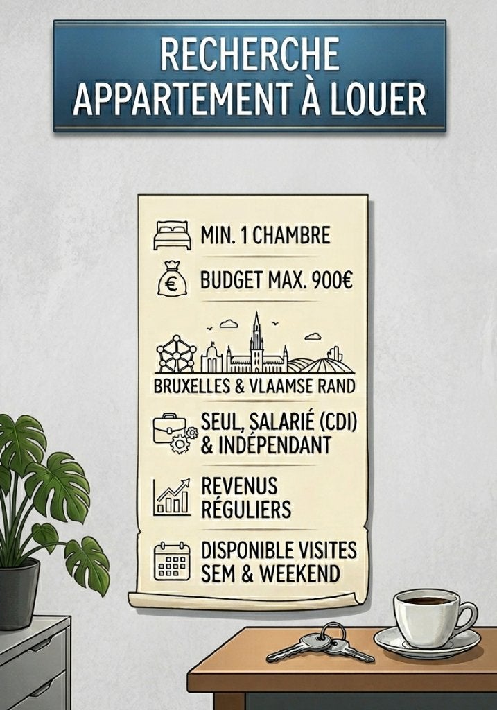 Recherche Appartement – Bruxelles & Vlaamse Rand, Immo, Bruxelles