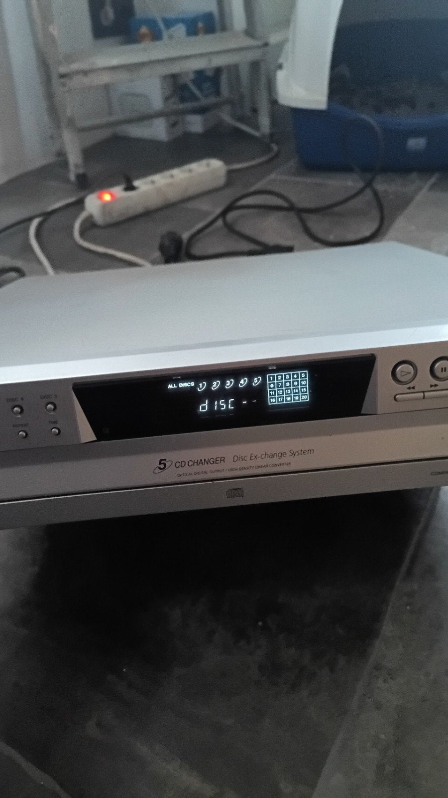 Sony 5 CD Wisselaar - Sony 5cd wisselaar CDP-CE375 met werk, Ophalen of Verzenden, Niet werkend, Sony, Wisselaar