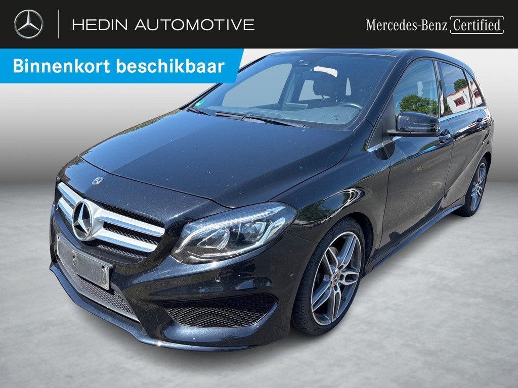 Mercedes-Benz B-Klasse 200 AMG Line | Panoramisch Dak | Verw, Auto's, Mercedes-Benz, Gebruikt, 4 cilinders, Zwart, 1595 cc