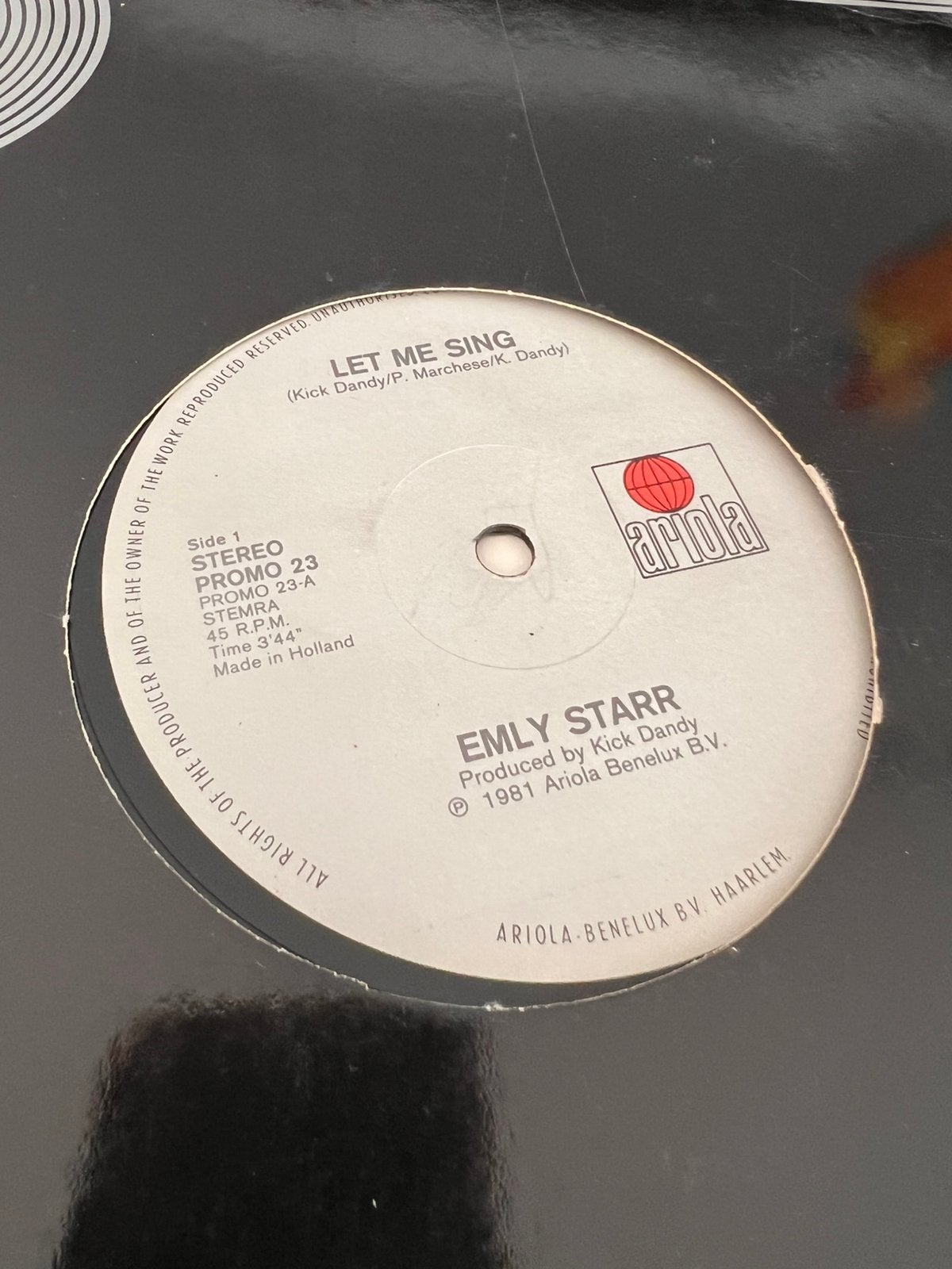 Emly starr - let me sing, CD & DVD, Vinyles | Dance & House, Enlèvement ou Envoi, Comme neuf, Disco