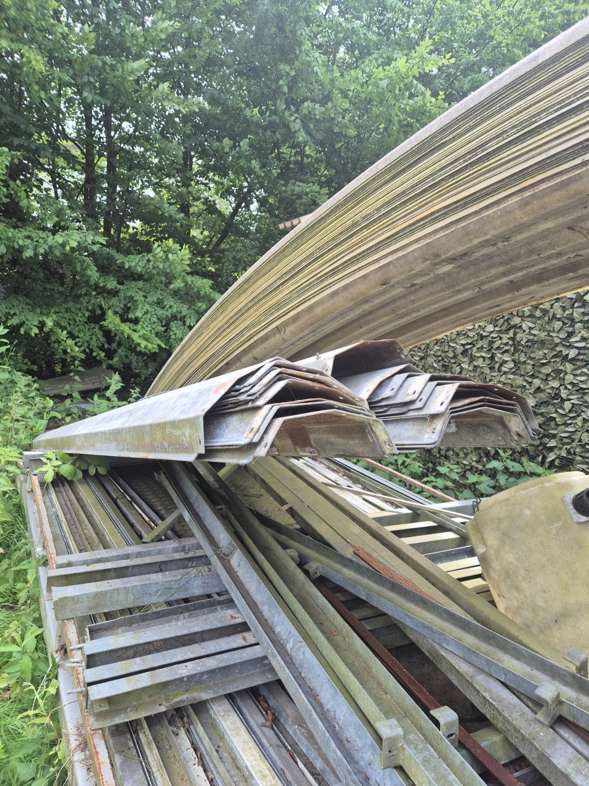 Metalen goten van serre, Jardin & Terrasse, Enlèvement, Conservatoire