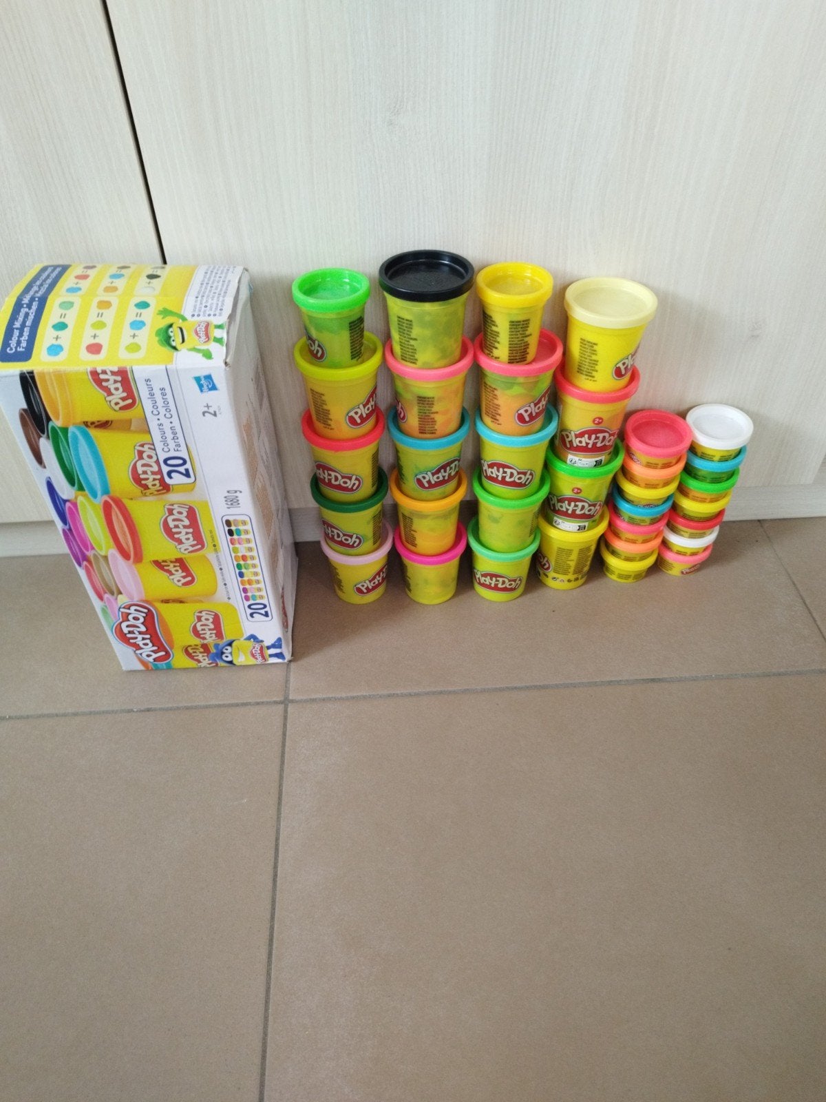 Gebruikte playdoh + tal van toebehoren, Ophalen, Gebruikt