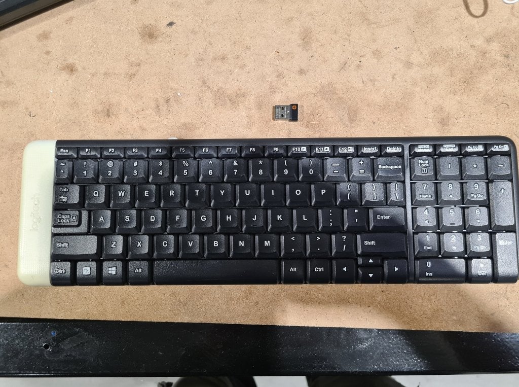 Logitech K230 QWERTY draadloos toetsenbord, incl. Unifying, Gebruikt, Draadloze ontvanger, Logitech, Numeriek