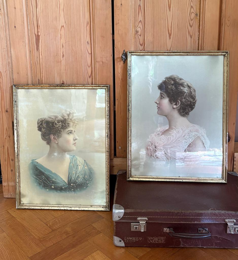 Photographies anciennes colorisées– portraits Belle Époque, Enlèvement