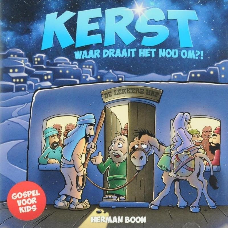 SALE->CD HERMAN BOON-Kerst, Waar Draait Het Nou Om, Cd's en Dvd's, Verzenden, Gospel