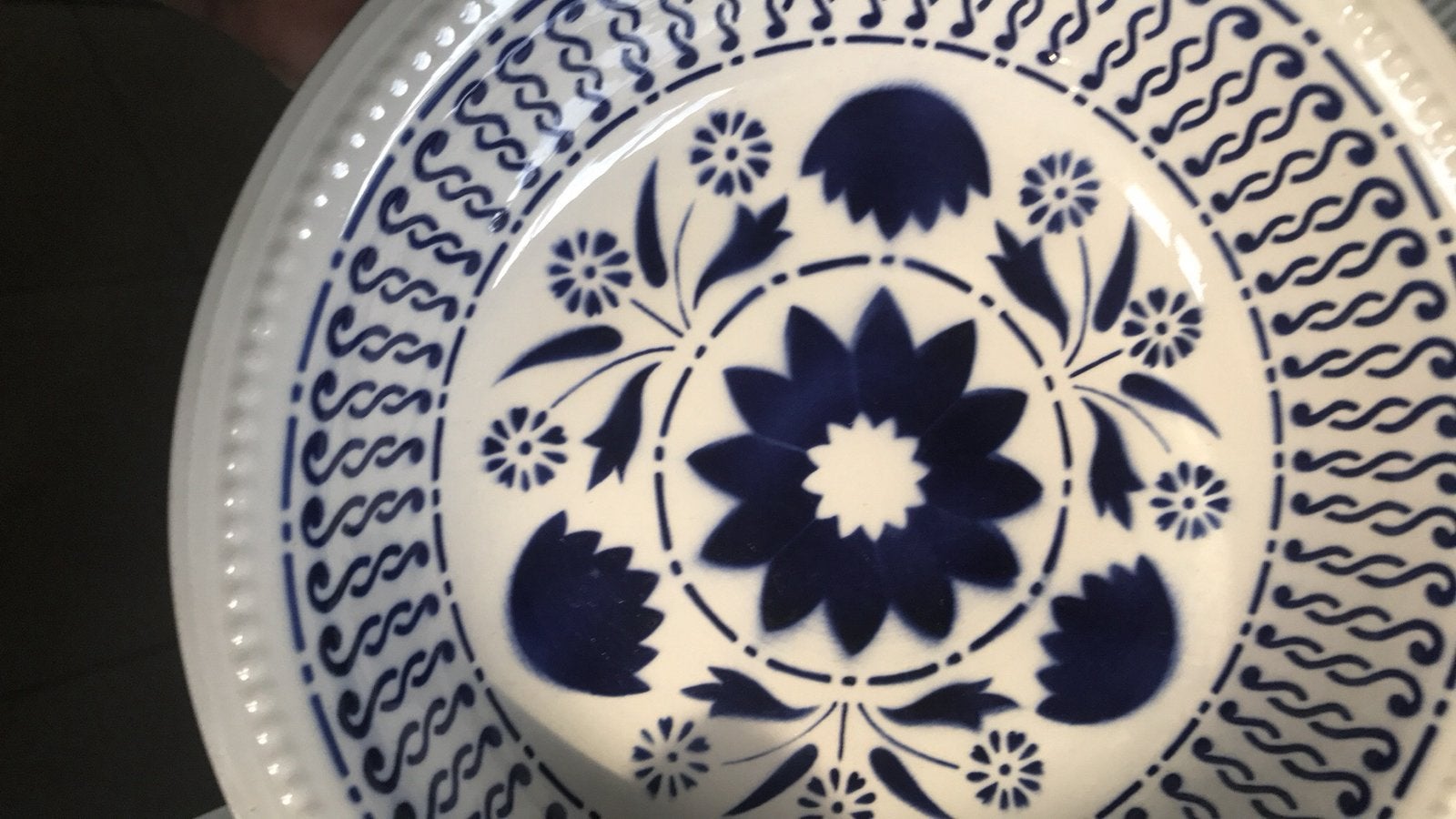Saladier/plat boch 26 cm, Antiek en Kunst, Ophalen