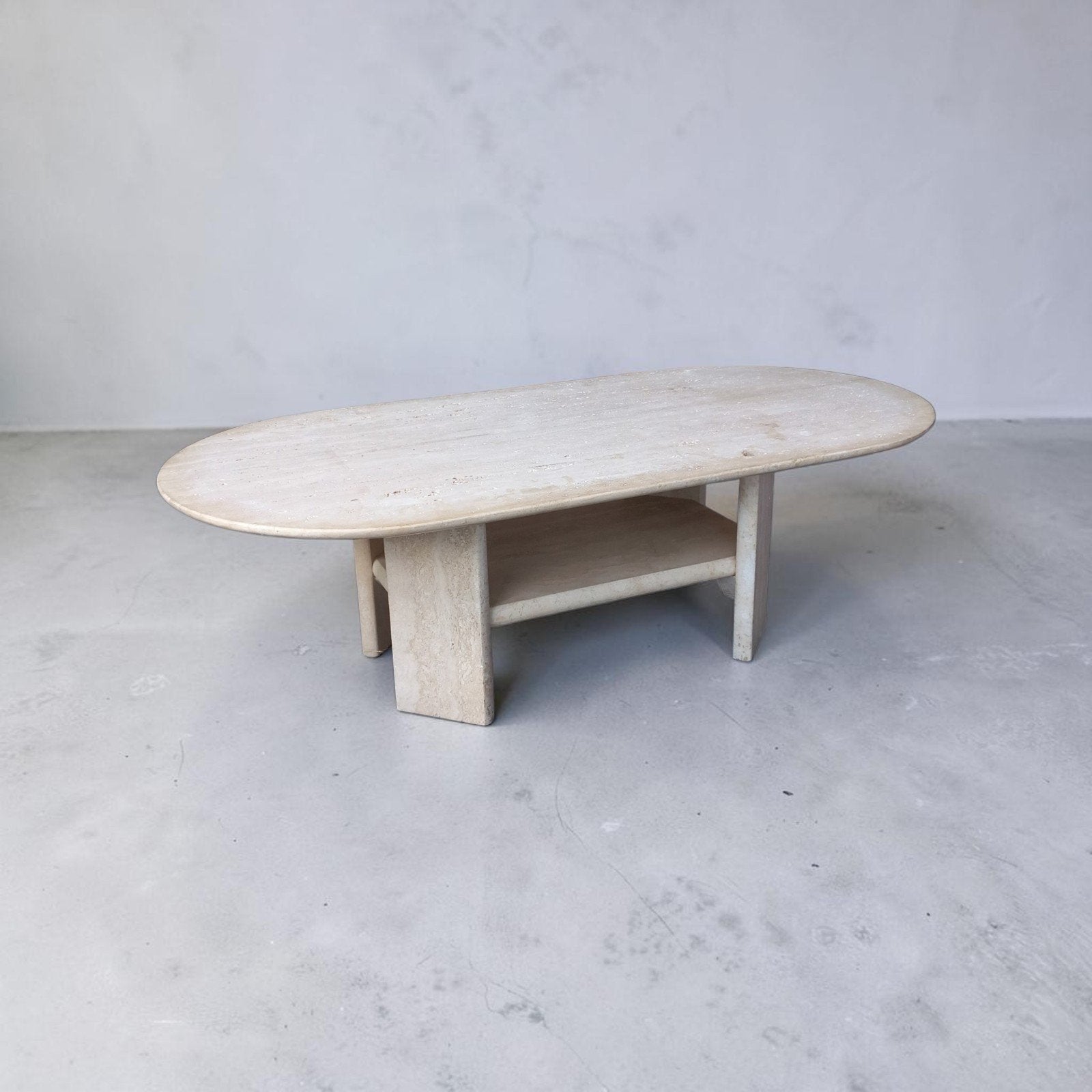 Prachtige travertin salontafel, Ophalen