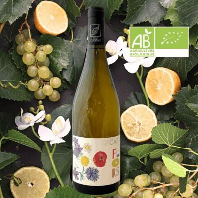 Witte wijn „Flors” - Domaine Castan, Verzamelen, Wijnen, Ophalen of Verzenden, Witte wijn