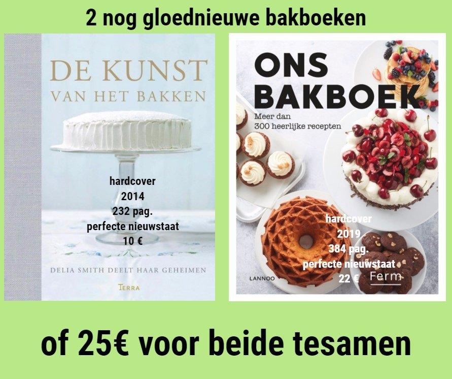 ONS BAKBOEK + DE KUNST VAN HET BAKKEN, Ophalen of Verzenden, Nieuw, Taart, Gebak en Desserts