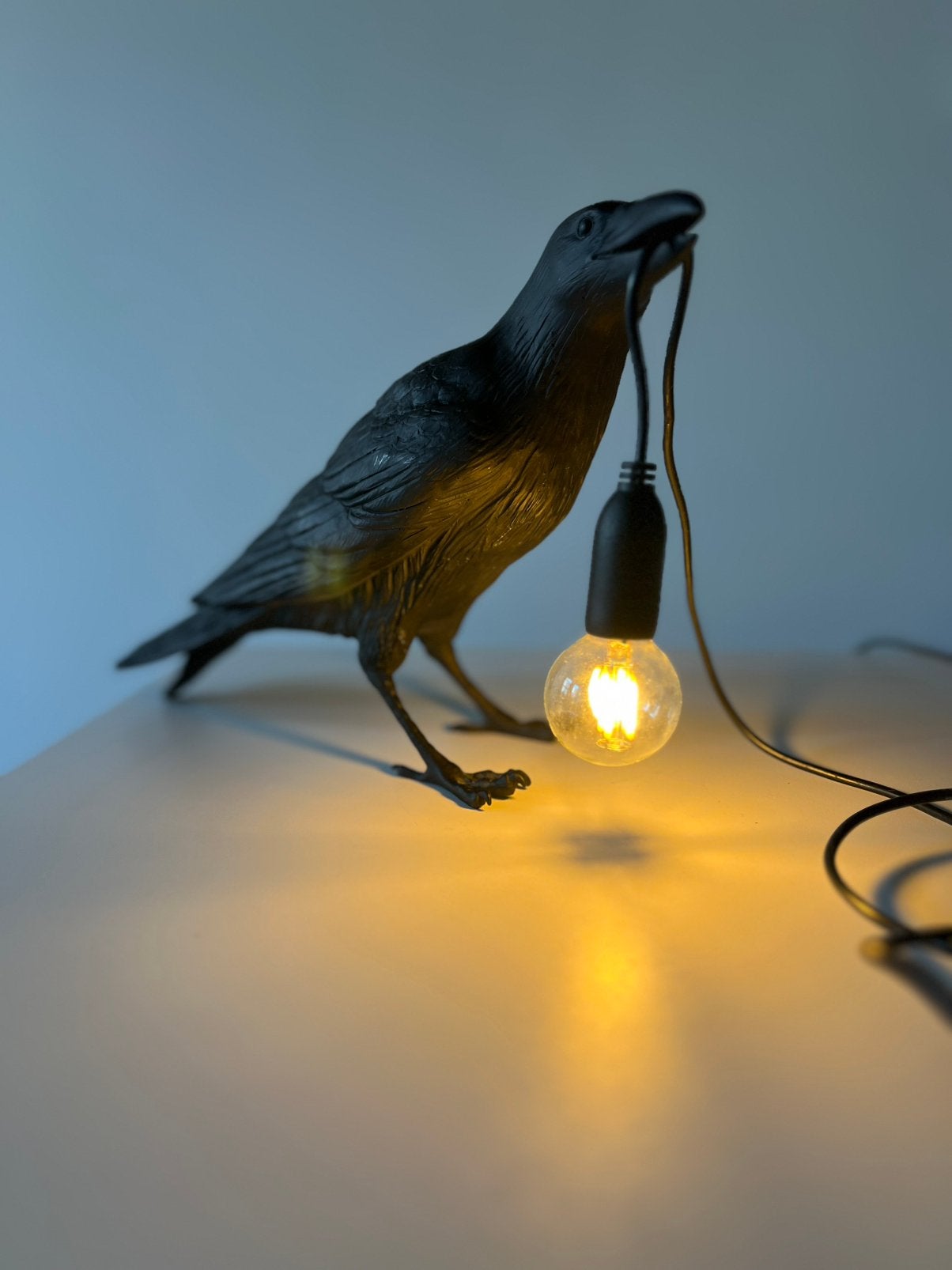 Seletti Bird Lamp Black Waiting, Enlèvement