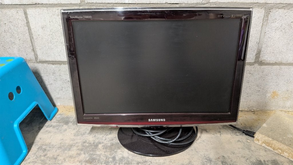 Samsung SyncMaster T200HD 20" monitor / TV, Ophalen, Gebruikt, Samsung
