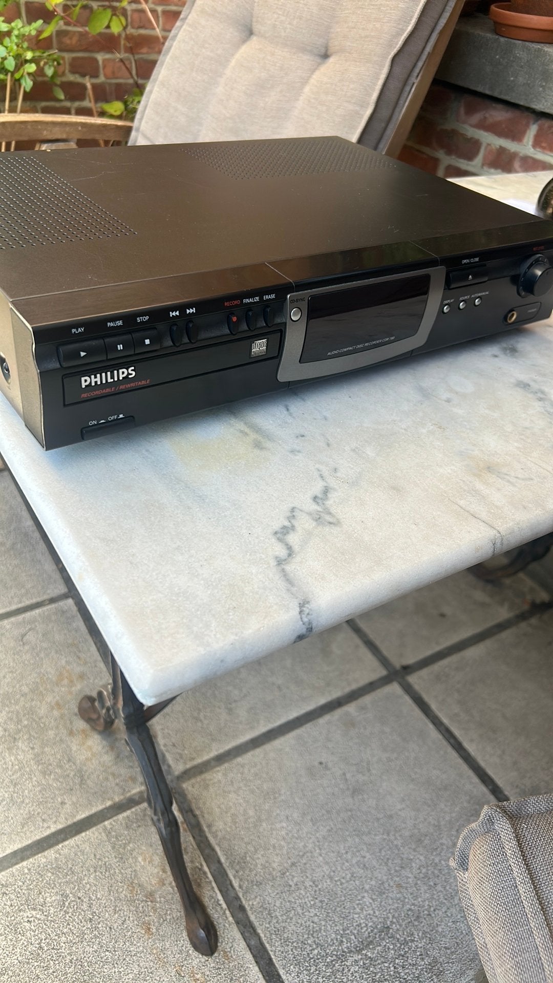 Philips CD recorder, Audio, Tv en Foto, Cd-spelers, Ophalen, Gebruikt, Philips