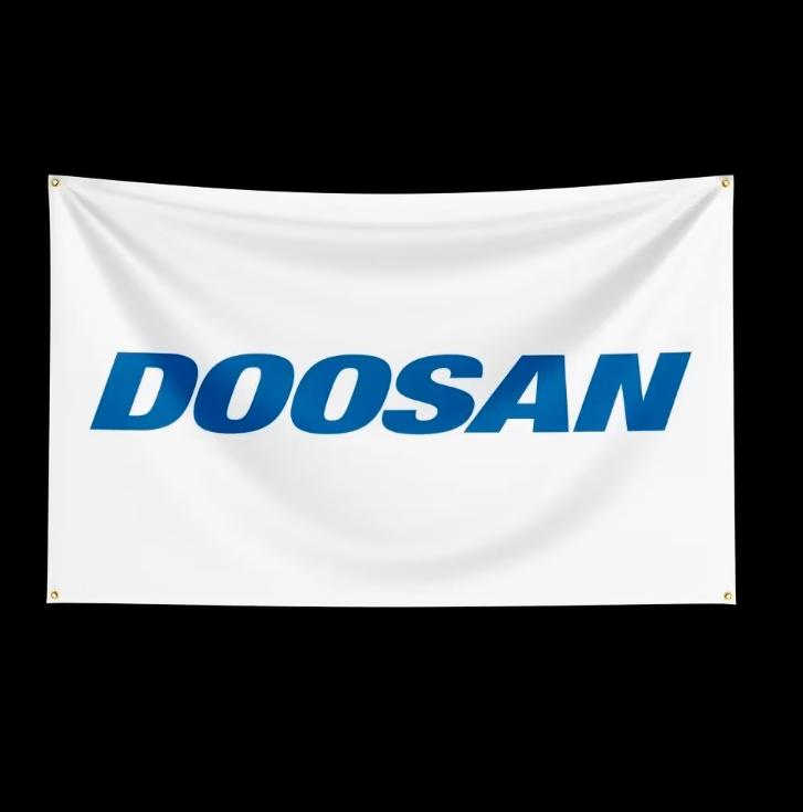 Grands drapeaux Doosan (150 x 90 cm), Enlèvement ou Envoi, Neuf