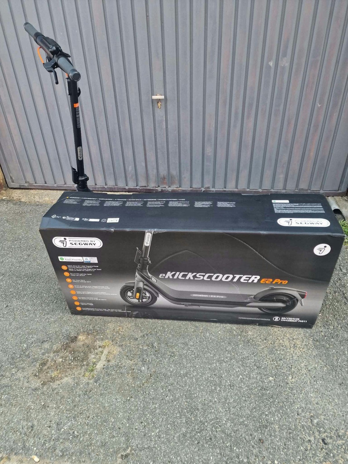 trottinette électrique Ninebot proE2 avec boite, Vélos & Vélomoteurs, Enlèvement, Comme neuf, Step électrique (E-scooter), Ninebot