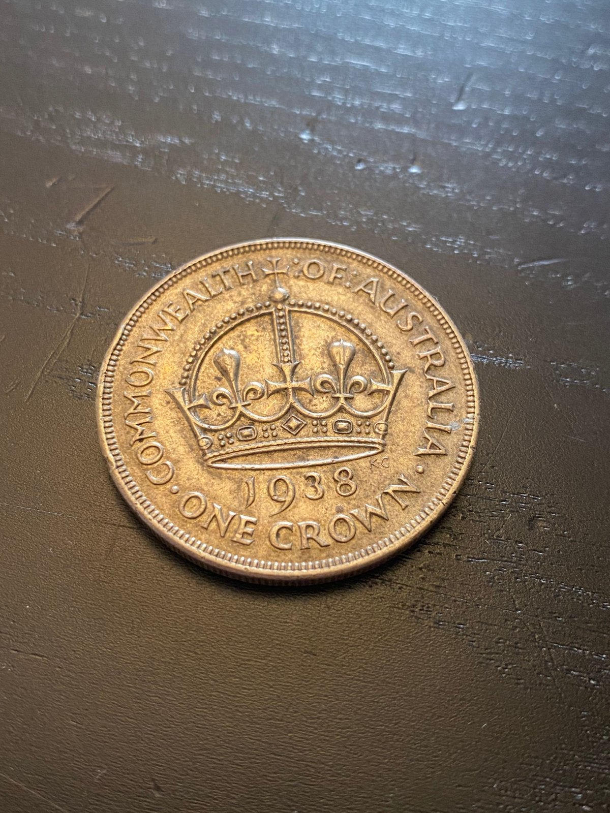 1 crown 1938 Australië, Postzegels en Munten, Munten | Oceanië, Ophalen of Verzenden
