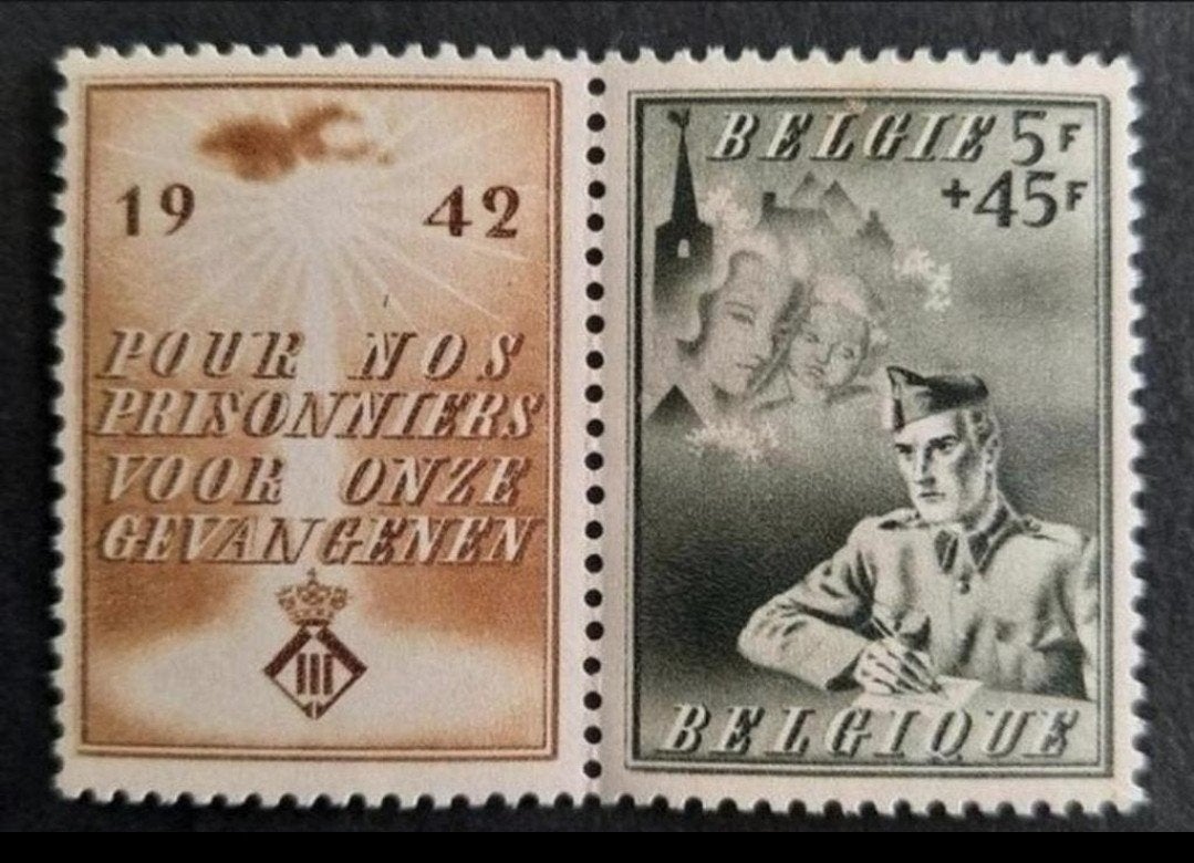 Belgique : COB 602 ** Prisonniers de guerre 1942., Timbres & Monnaies, Timbres | Europe | Belgique, Sans timbre, Neuf, Enlèvement ou Envoi