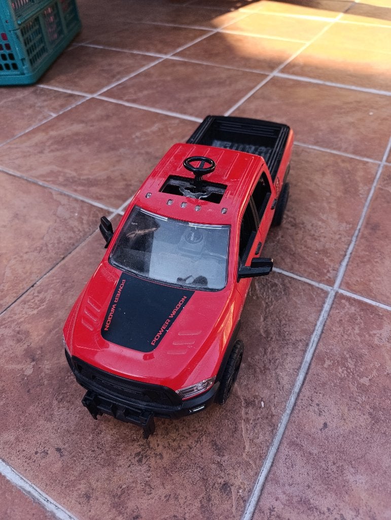 brudor speelgoedwagen, Ophalen, Gebruikt