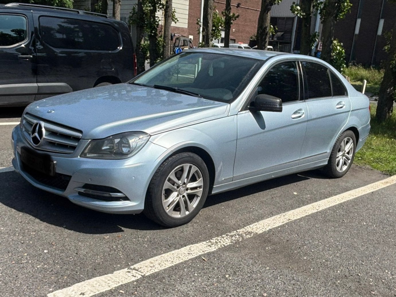 Mercedes C 2014, Autos, Argent ou Gris, Achat, Capteur de lumière, Boîte manuelle